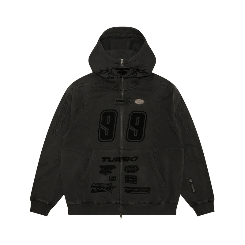 

Толстовка с вышитыми мотивами A Bathing APE Aape, черный