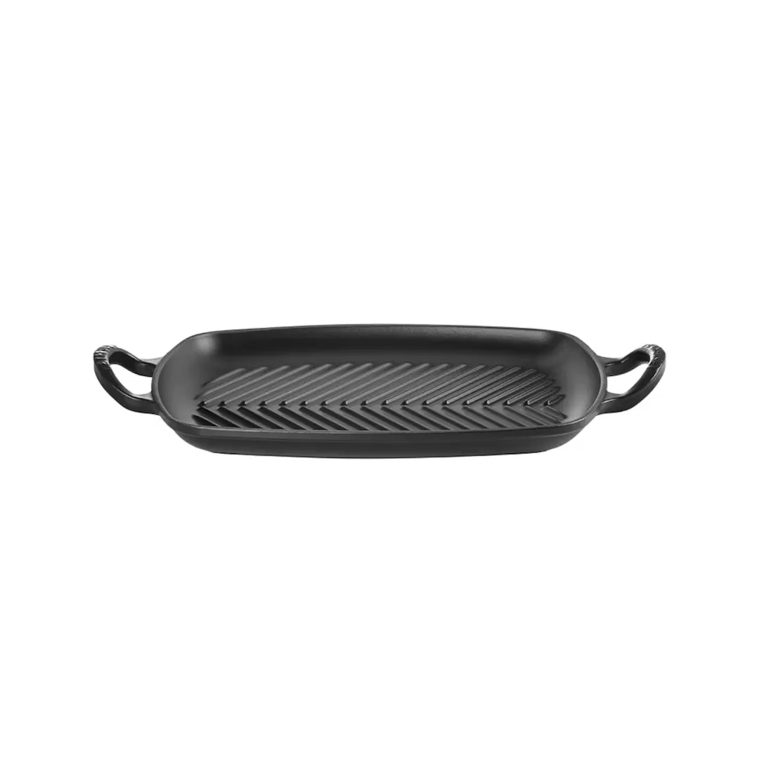 

Прямоугольная чугунная сковорода-гриль Le Creuset, черный
