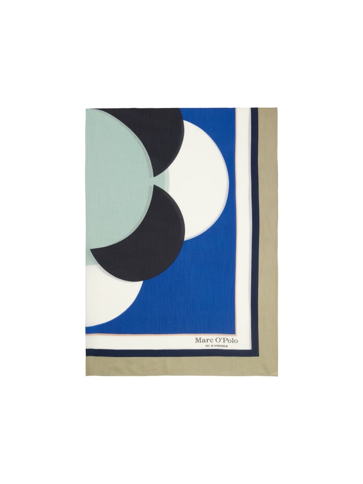 

Шарф Marc O'Polo, цвет multi/shiny blue