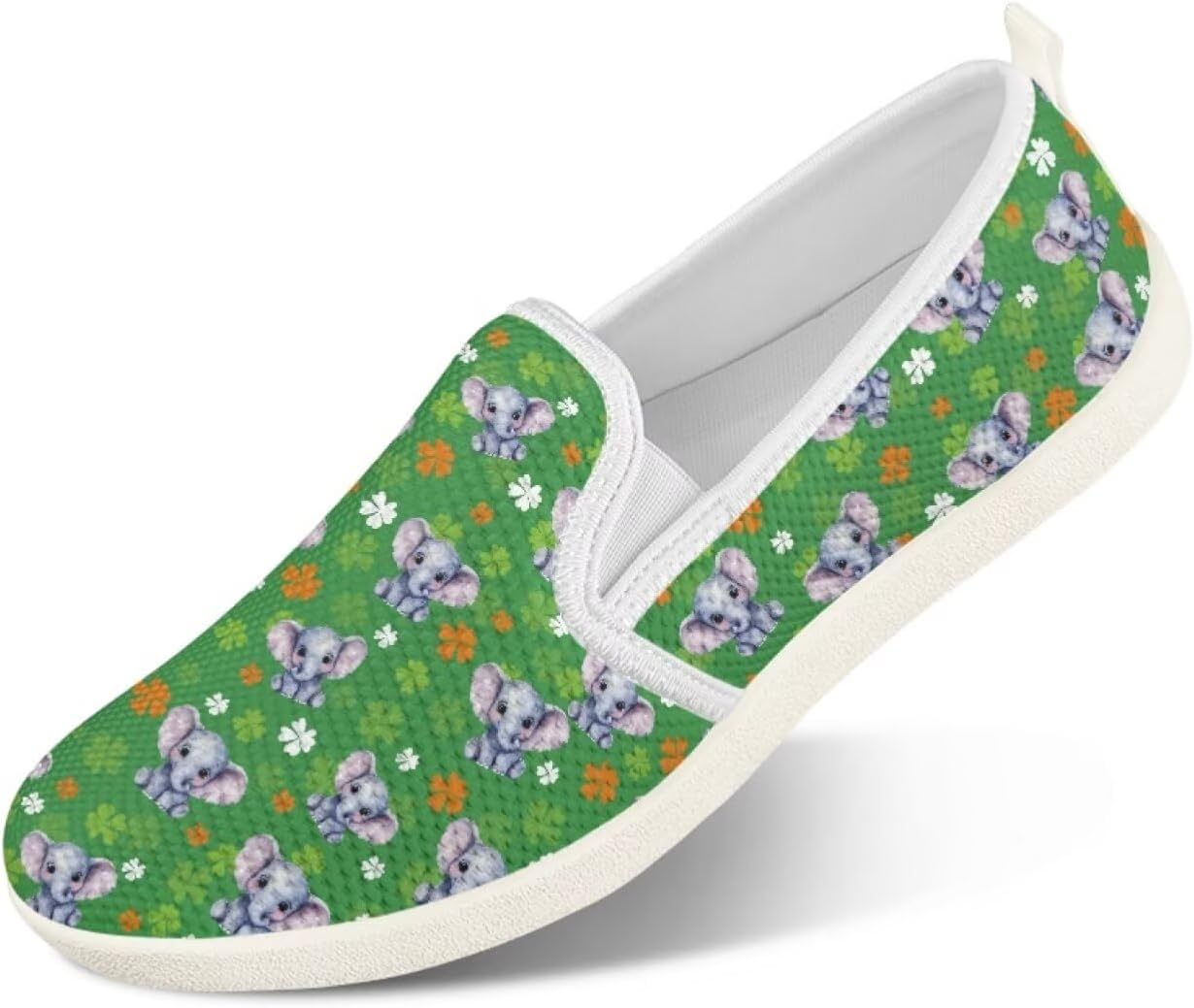 

Мужские прогулочные туфли Комфортные модные кроссовки Дышащие повседневные сетчатые балетки Для тренировок и бега Зеленая модель К празднику Святого Патрика Twousenru