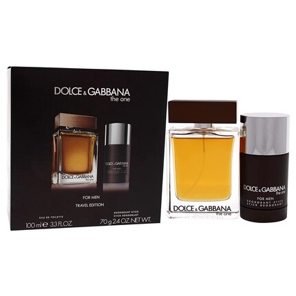 Парфюмерный набор для мужчин Dolce Gabbana The One for Men Giftset + Eau de toilette 100ml + Deodorant stick 75ml — фото 3
