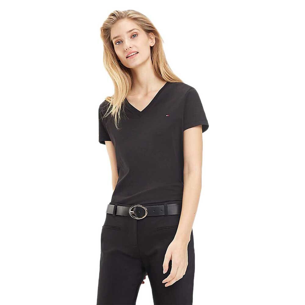 

Футболка Tommy Hilfiger Heritage V Neck, черный