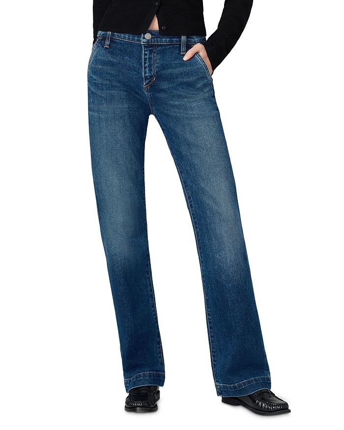 

Провокационные джинсы Mid Rise Petite Bootcut в цвете Ovation Joe's Jeans, синий