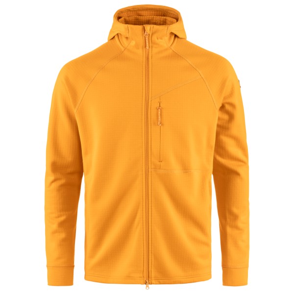 

Толстовка с капюшоном из флиса Abisko Grid - флисовая куртка Fjällräven, желтый