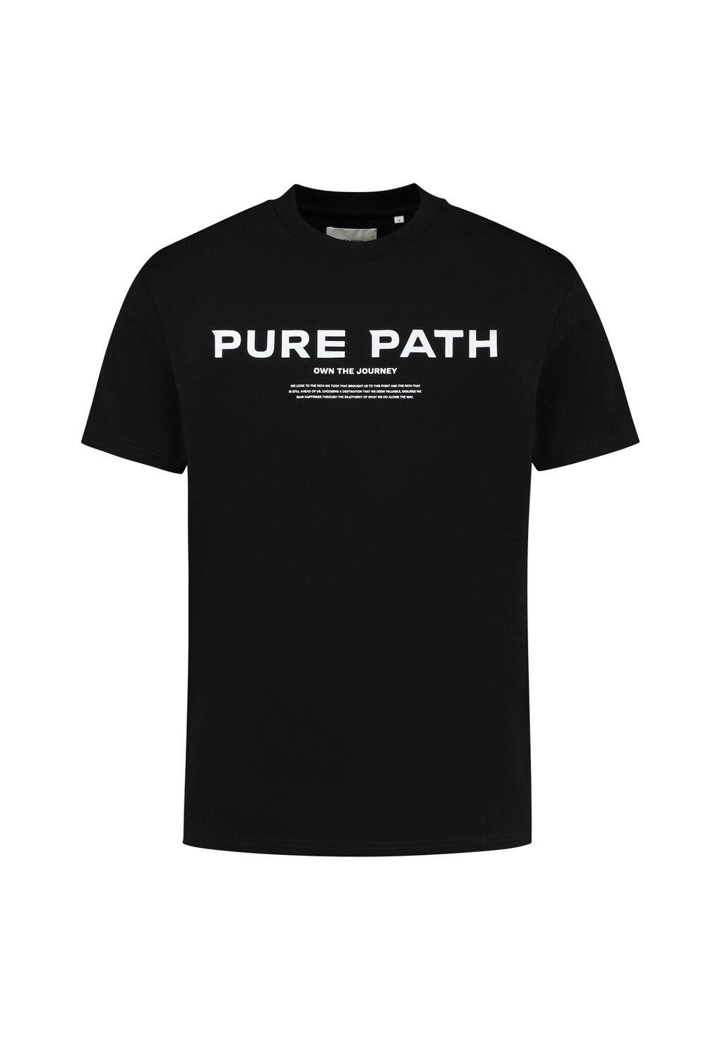 

Футболка с принтом CREWNECK Pure Path, черный
