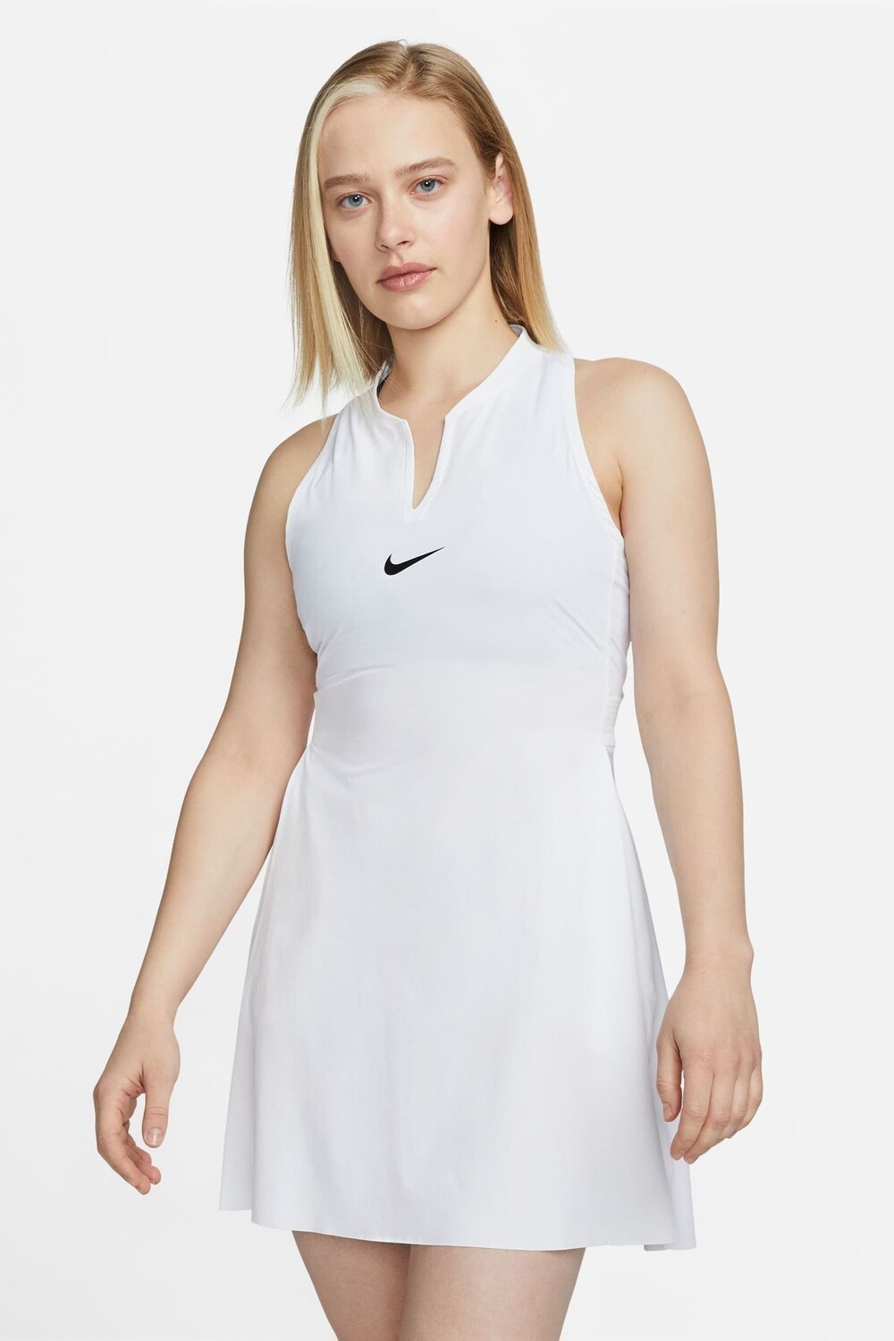 

Теннисное платье Dri Fit Advantage Nike, белый