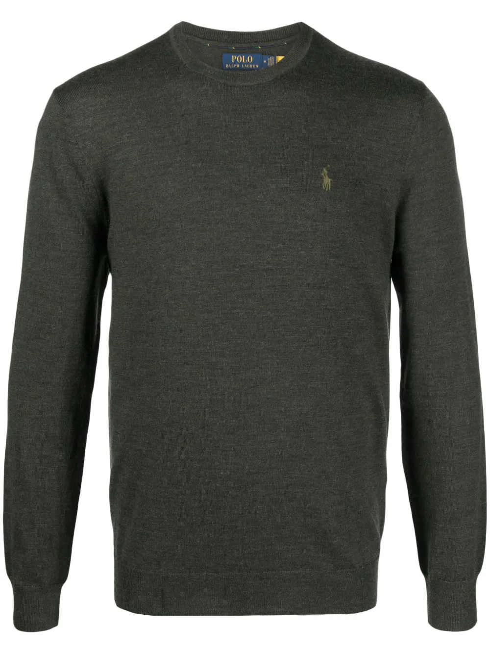Джемпер Polo Pony тонкой вязки POLO RALPH LAUREN, зеленый