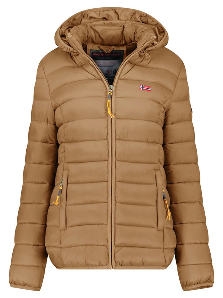 

Стеганая куртка Geographical Norway Steppjacke Atikolor, светло-коричневый