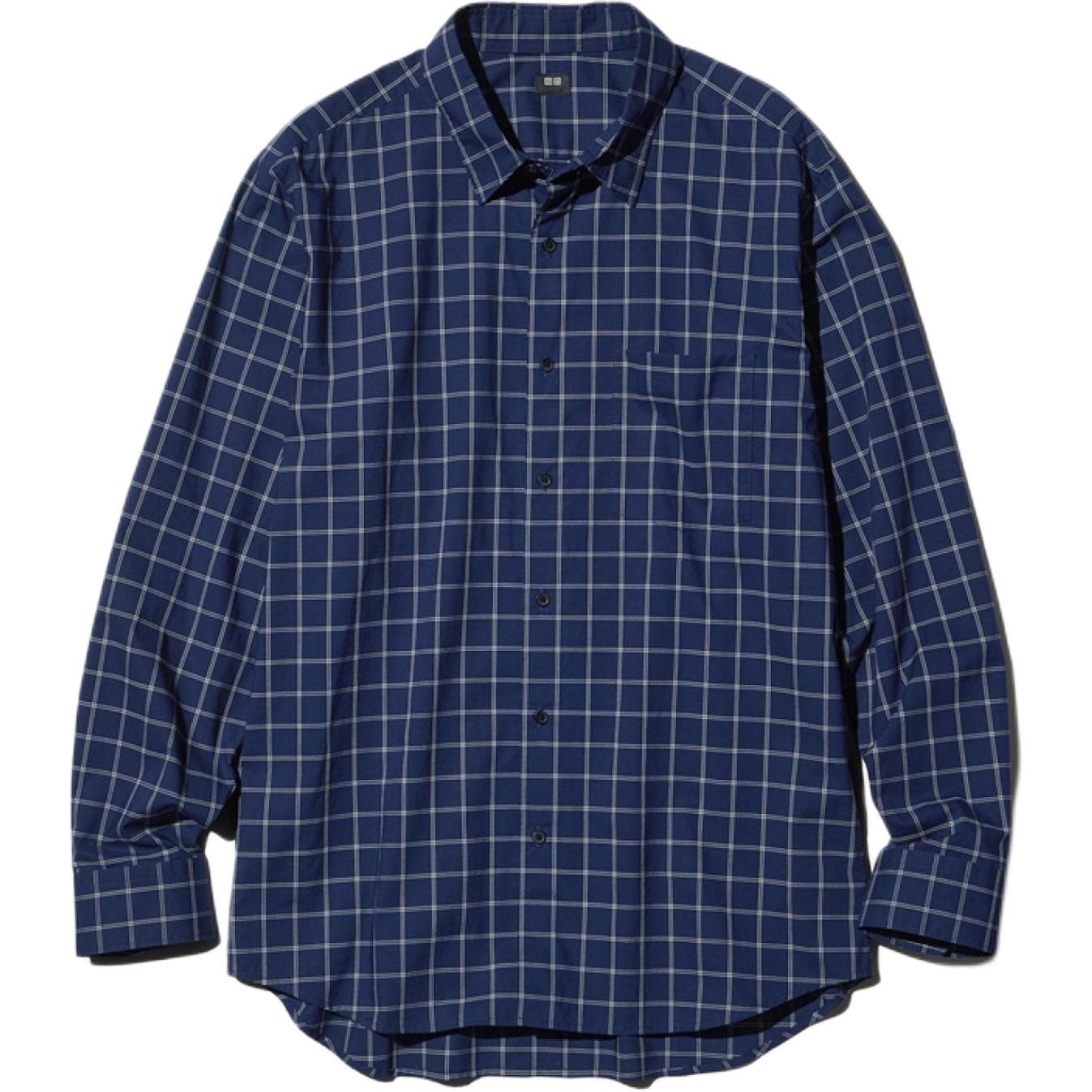 

Uniqlo Рубашки унисекс, темно-синие, умеренного цвета