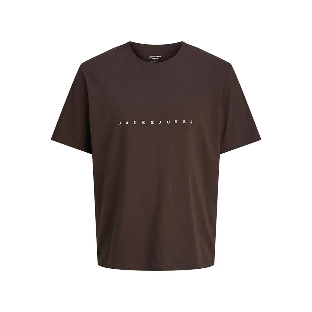 

Футболка с коротким рукавом Jack & Jones Star Plus Size, коричневый