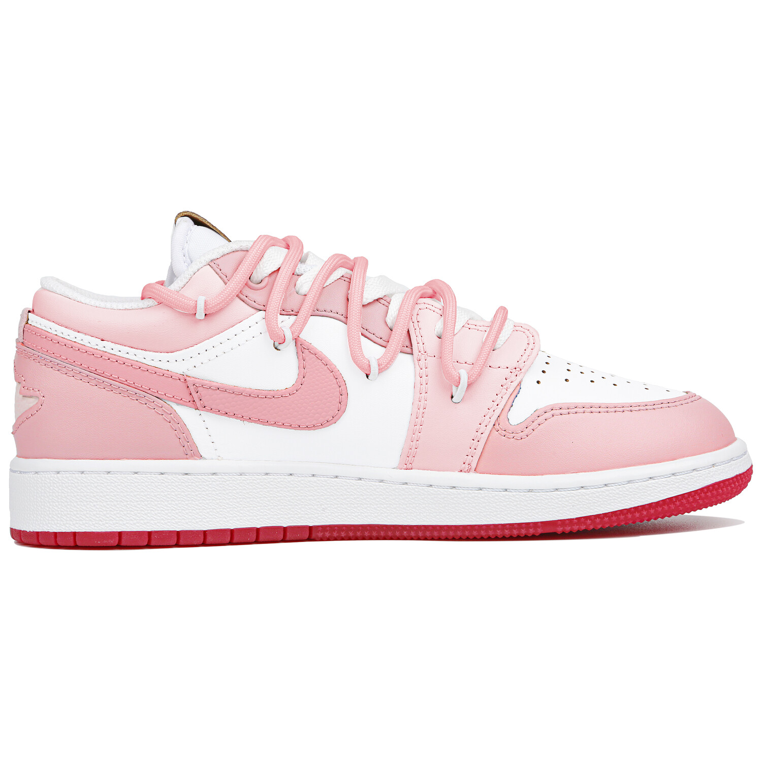 

Баскетбольные кроссовки Air 1 Vintage женские с низким верхом белый/розовый Jordan