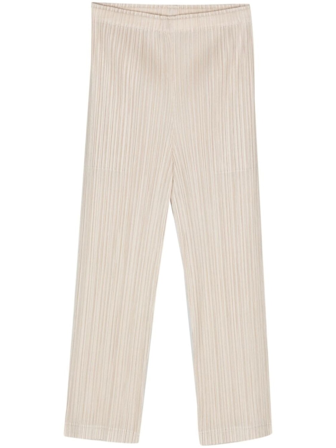 

Плиссированные брюки Thicker Bottoms 1 Pleats Please Issey Miyake, бежевый