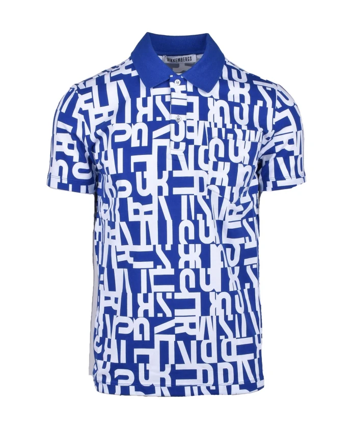 

Рубашка поло Bikkembergs, синий
