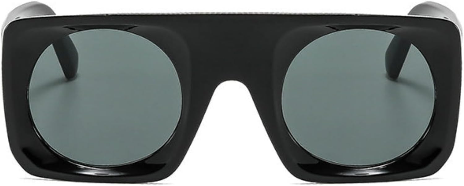 

Willochra Популярные модные квадратные солнцезащитные очки для женщин, ретро, ​​массивные дизайнерские очки для мужчин, панк, градиентные очки, защита от УФ-излучения UV400, большие солнцезащитные очки, C1