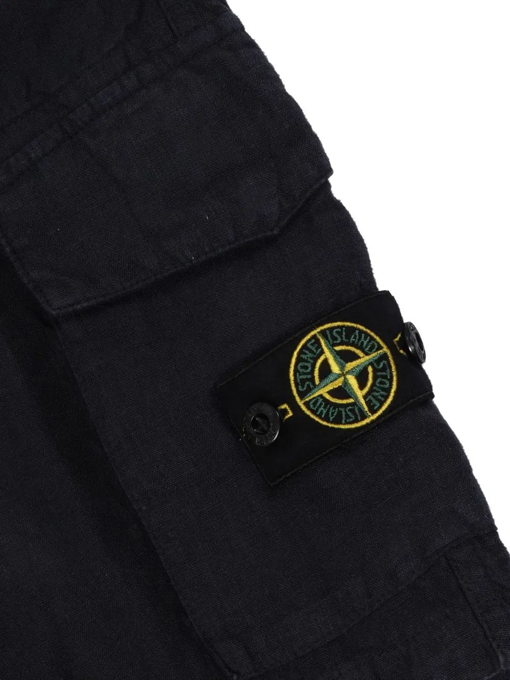 Обычные шорты-карго Stone Island Junior, синий — фото 3