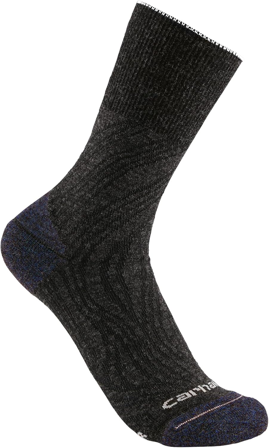 

Carhartt женские носки Twin Knit Midweight Topo Short Crew S, Carbon Heather