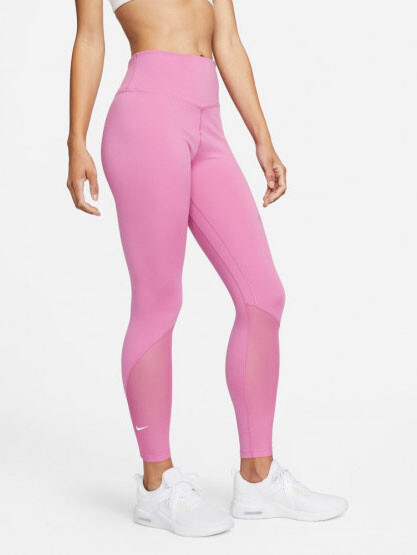 

Тайтсы Nike W NK ONE DF MR 7/8 TGT, розовый