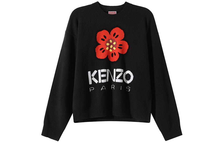 

Боко Флауэр Вязаный Свитер KENZO, Черный