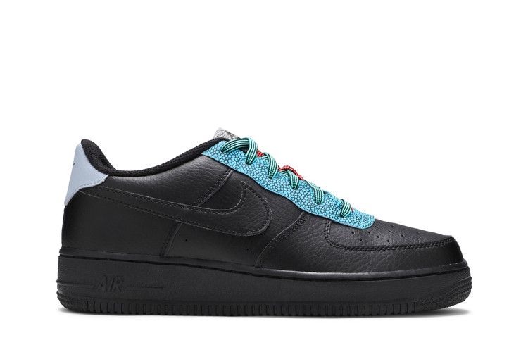 Кроссовки Nike Air Force 1 LV8 4 GS 'Black Obsidian Mist', черный — фото 2