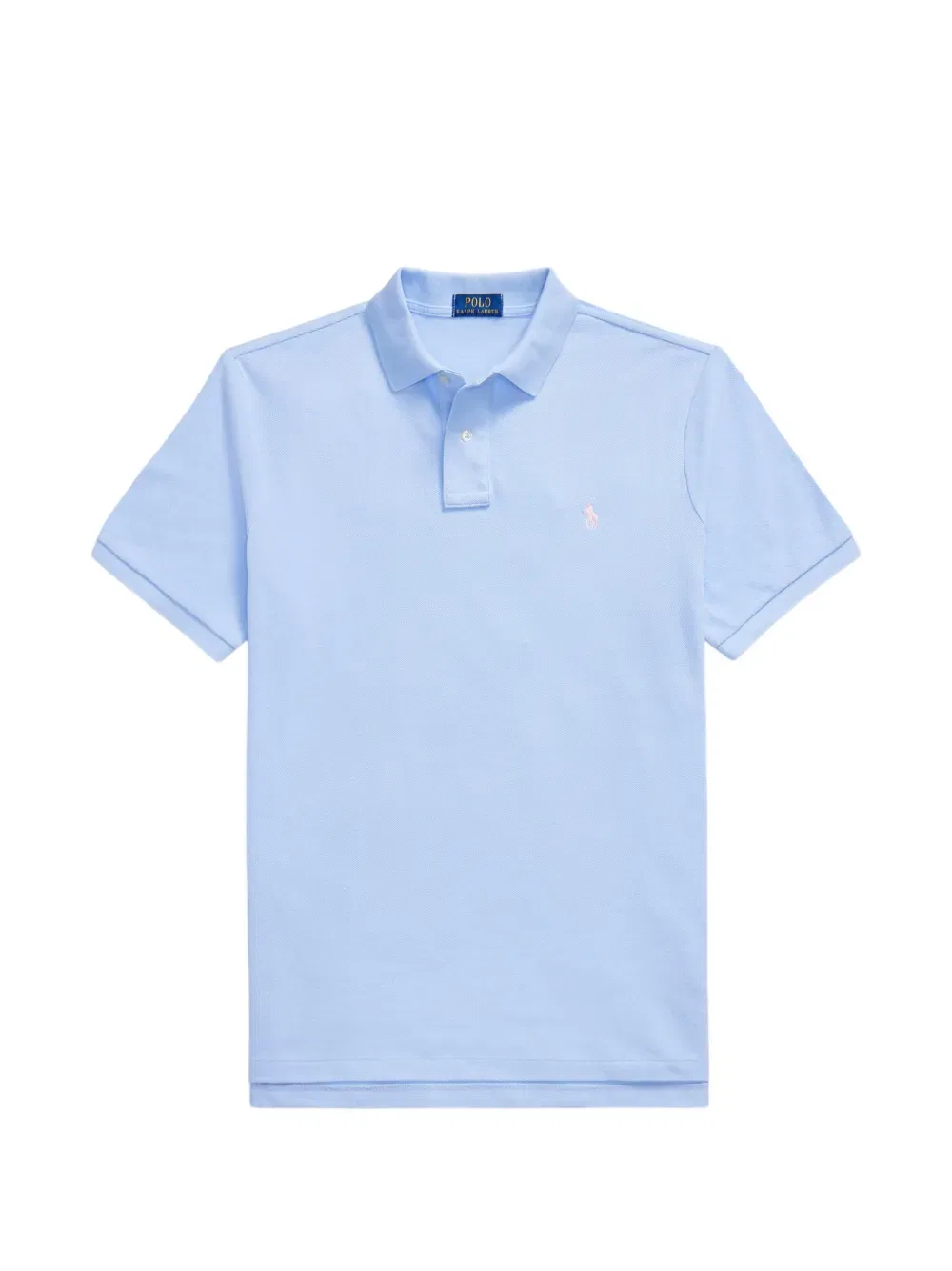 Поло-Рубашка из сетчатой ткани с вышивкой в виде пони Polo Ralph Lauren, синий