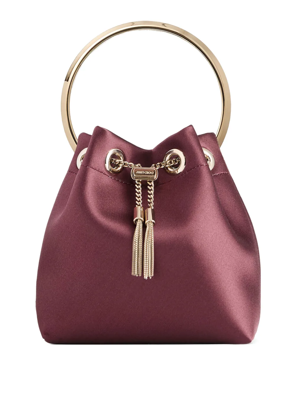

Сумка-ведро Bon Bon размера мини JIMMY CHOO, красный