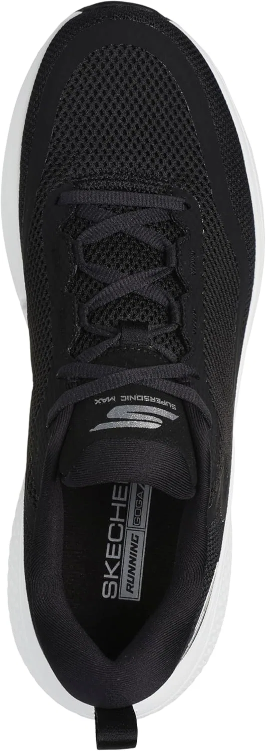 Мужские кроссовки Skechers Go Run Supersonic Max, Black White — фото 3