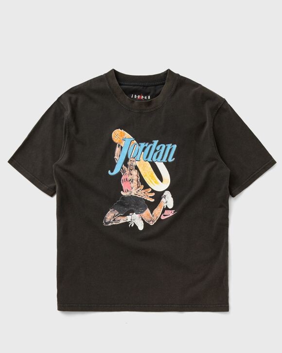 

Топ Jordan Wmns Graphic Girlfriend T-Shirt, цвет off noir/white