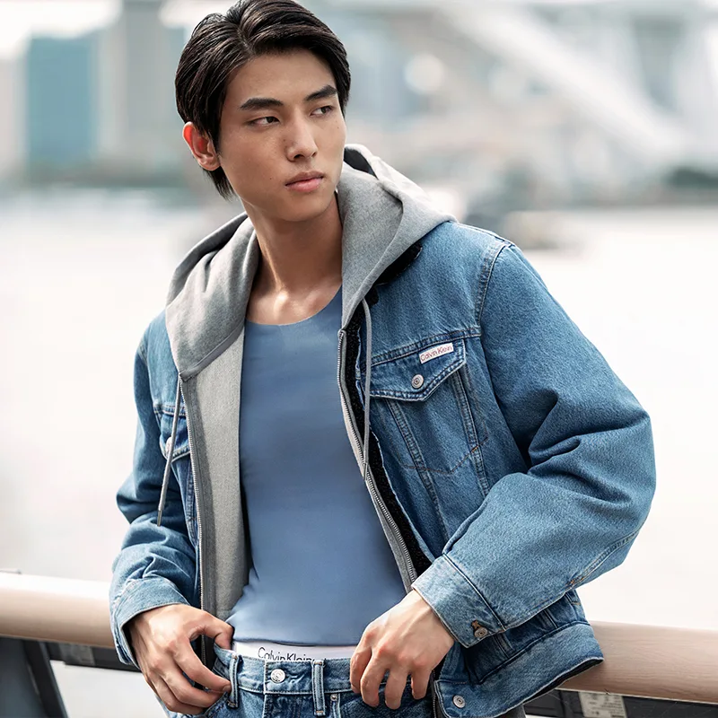 Термобрюки мужские Calvin Klein, 5BX-Ceramic Blue — фото 4