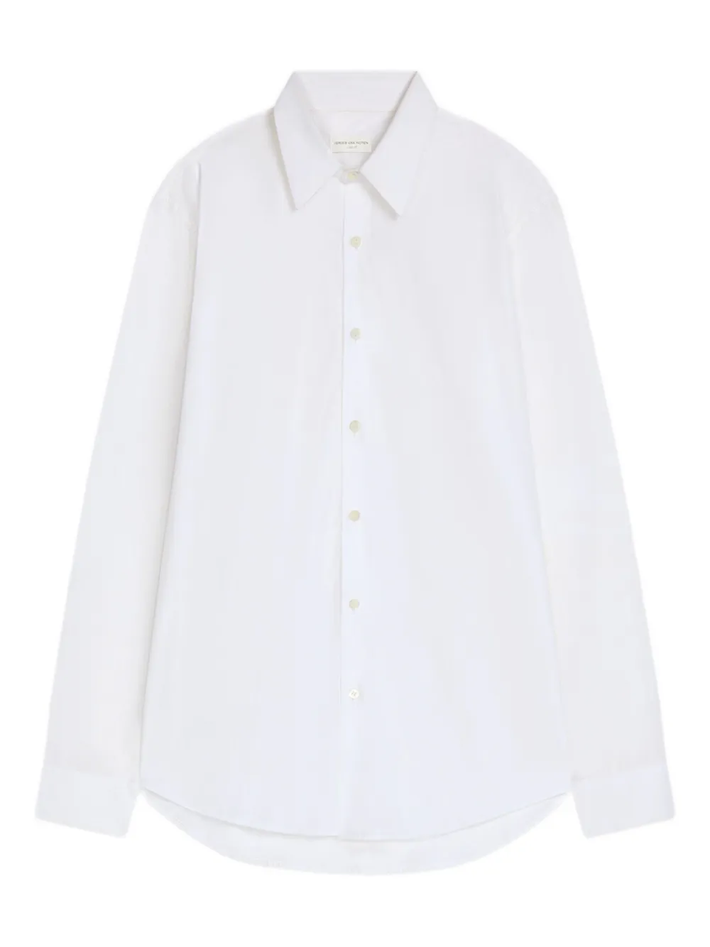 

Поплиновая рубашка DRIES VAN NOTEN, белый