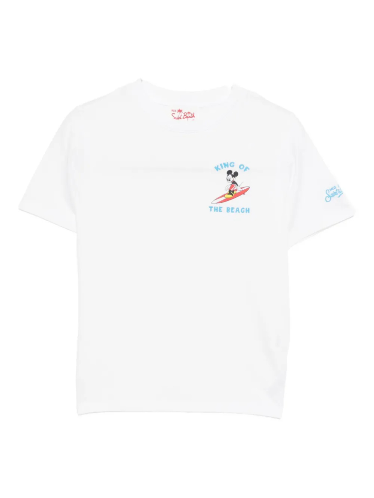 

Футболка с вышивкой MC2 Saint Barth Kids, белый