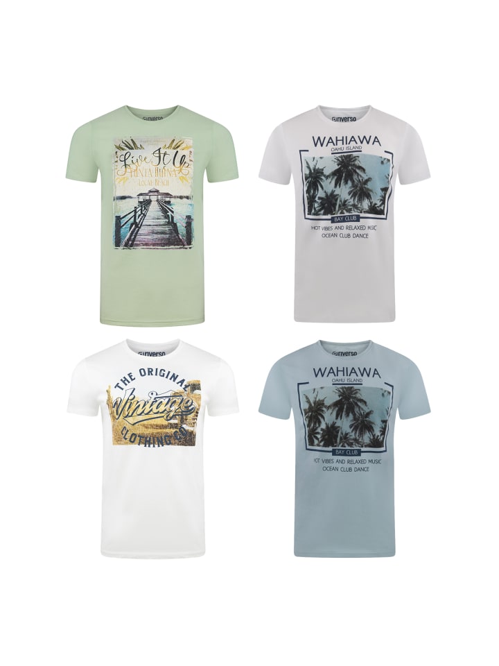 

Набор из 4 разноцветных футболок RIVLukas