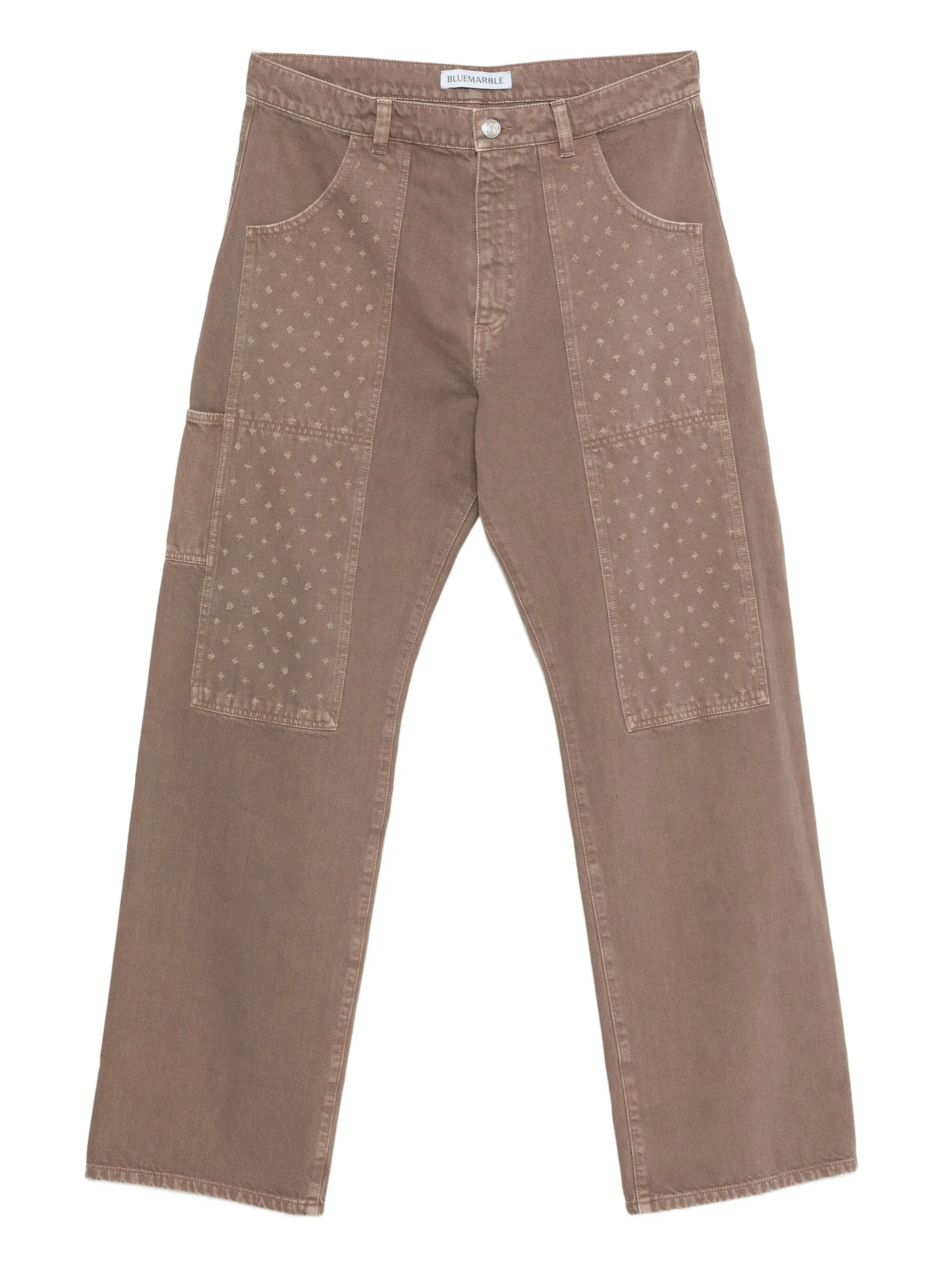 

Джинсы с эффектом потертости Bluemarble, коричневый