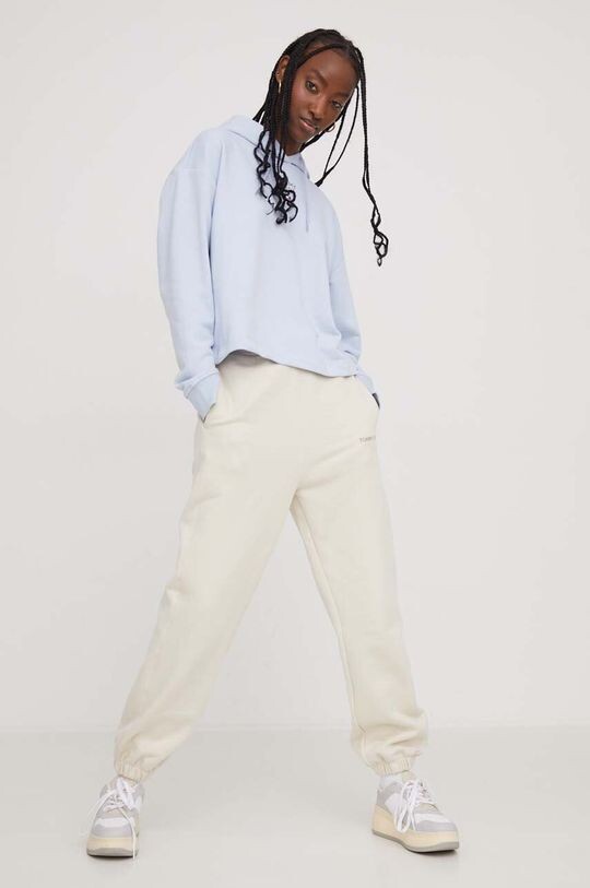 

Хлопковые спортивные штаны Tommy Jeans, бежевый