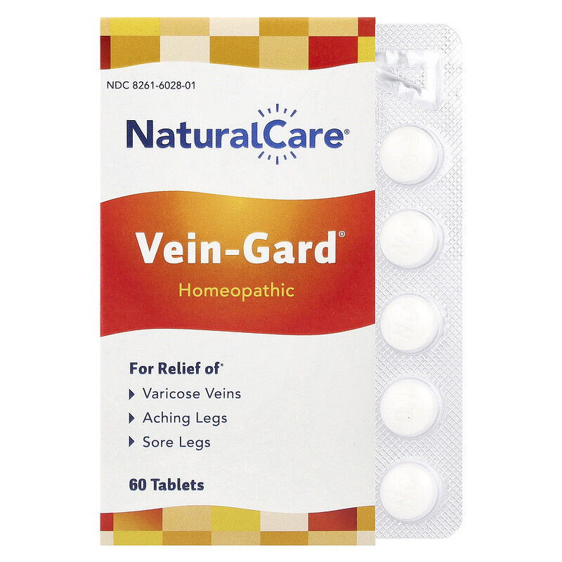 

NaturalCare, Vein-Gard, 60 таблеток