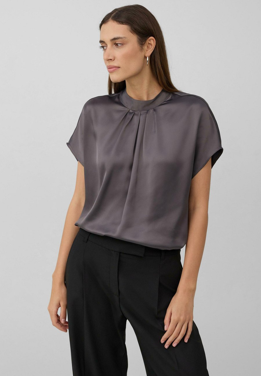 

Блуза s.Oliver BLACK LABEL FLIESSENDE, Dunkelgrau/Anthracite