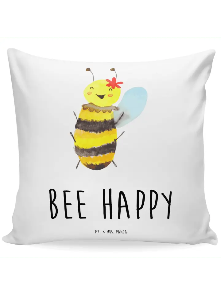 

Подушка Mr & Mrs Panda 40x40 Biene Happy, белый
