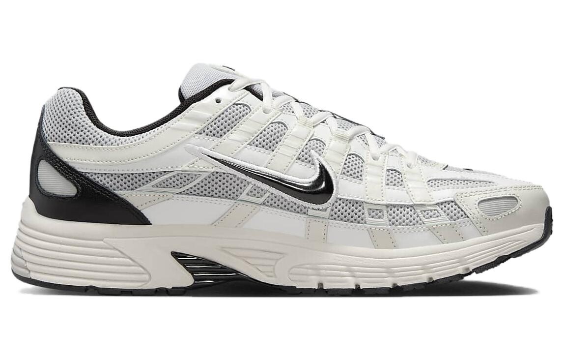 Кроссовки Nike P-6000 Unisex Sneakers, серебряный/черный — фото 2