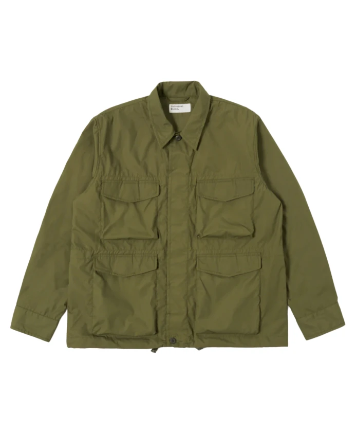 

Полевая парашютная куртка из политех цвета оливкового дерева Universal Works, зеленый