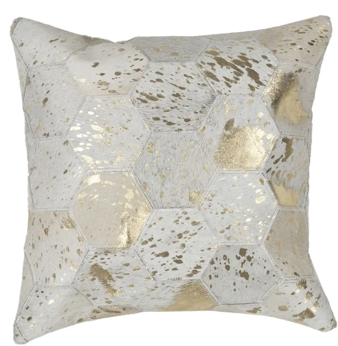 

Декоративная подушка Kayoom "Spark Pillow" 45х45 см, слоновая кость/золотой
