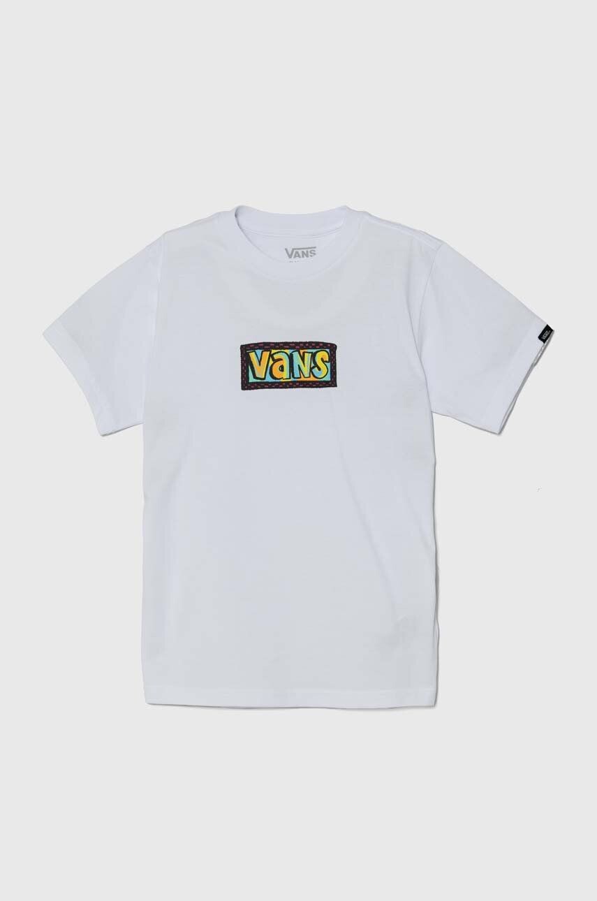 

Детская хлопковая футболка Vans Scribble, белый