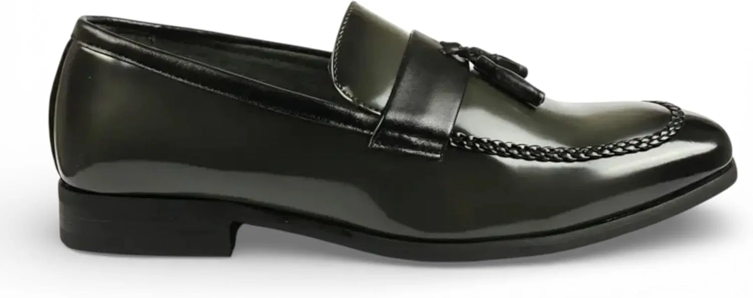 Лоферы мужские из искусственной кожи, зеленый Infinity Leather