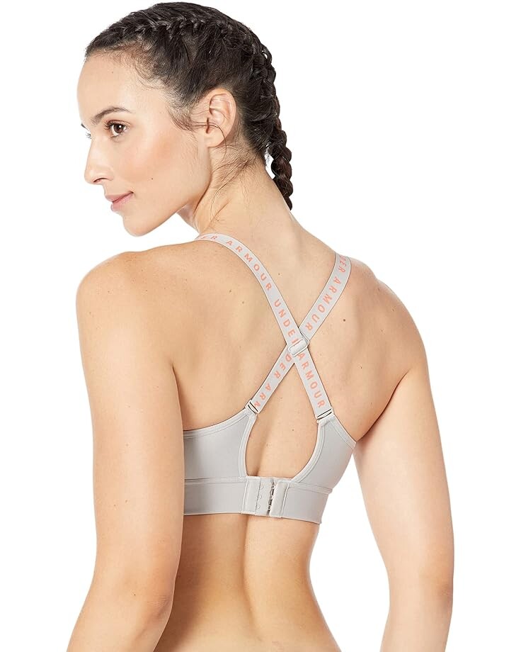 

Бюстгальтер Under Armour Infinity Mid Bra, цвет Ghost Gray/Afterglow