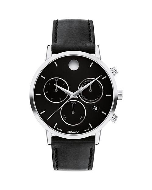

Музейный классический хронограф, 42 мм Movado, цвет Black