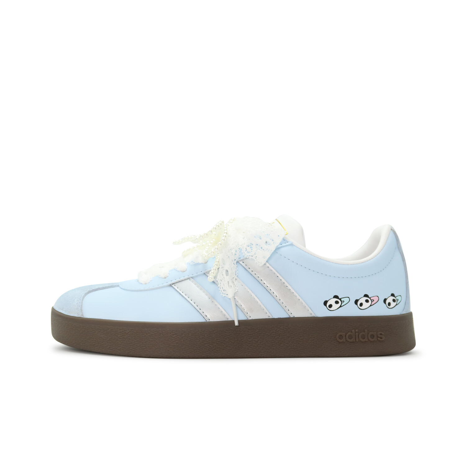 

Кроссовки adidas Vl Court Skateboarding Shoes Unisex Low-top Blue/silver/white, голубой, Синий, Кроссовки adidas Vl Court Skateboarding Shoes Unisex Low-top Blue/silver/white, голубой