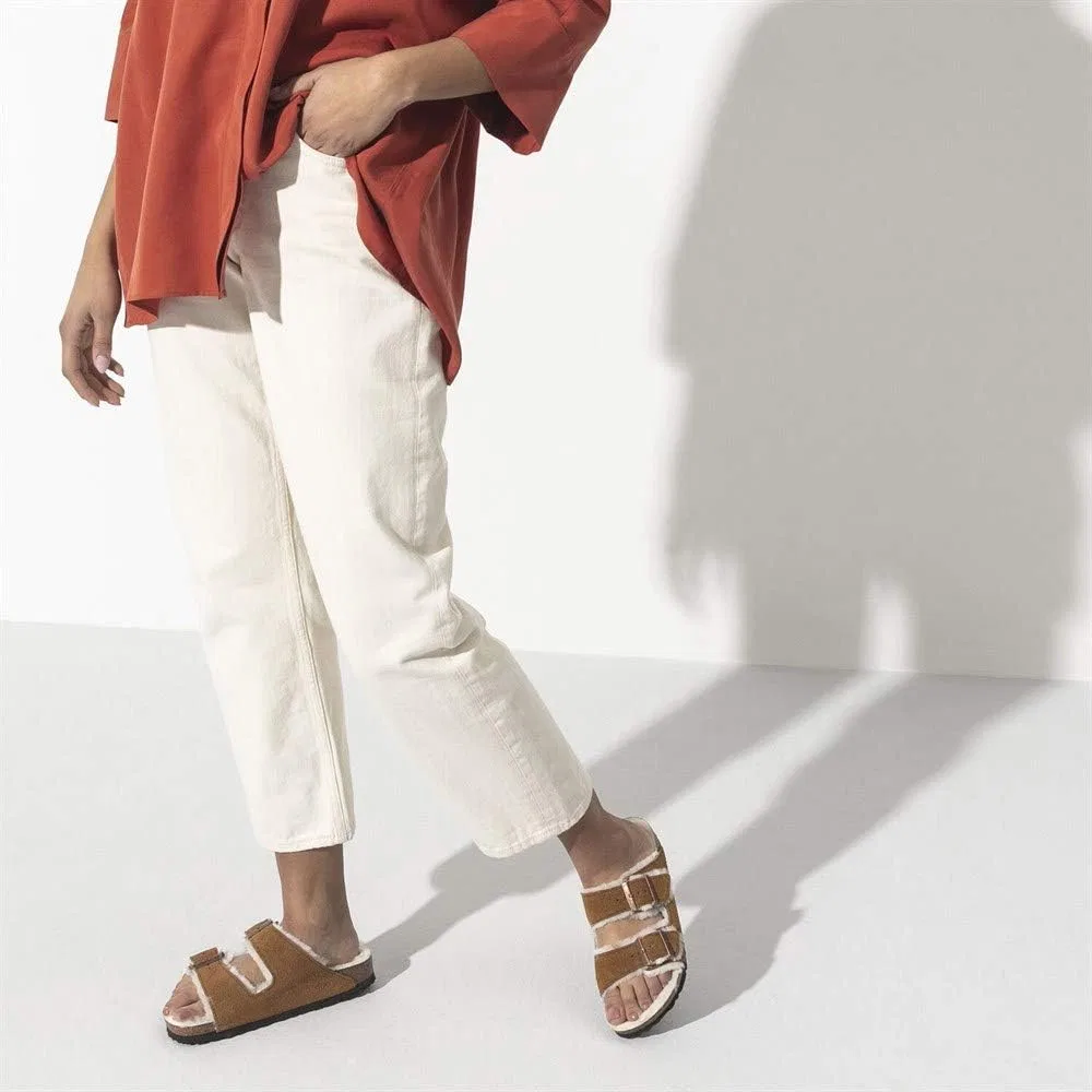 Сандалии кожаные Birkenstock, коричневый — фото 2