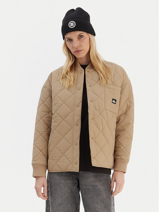 

Демисезонная куртка regular fit Shining Quilted EQWJK03084 Quiksilver, бежевый
