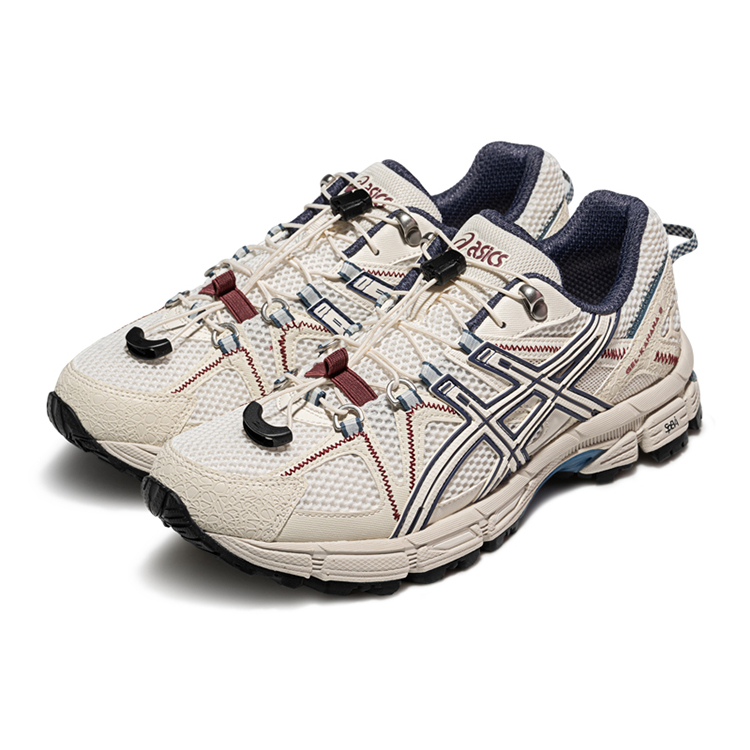 Кроссовки унисекс Asics Gel-Kahana 8 FL, белый/синий фиолетовый — фото 4
