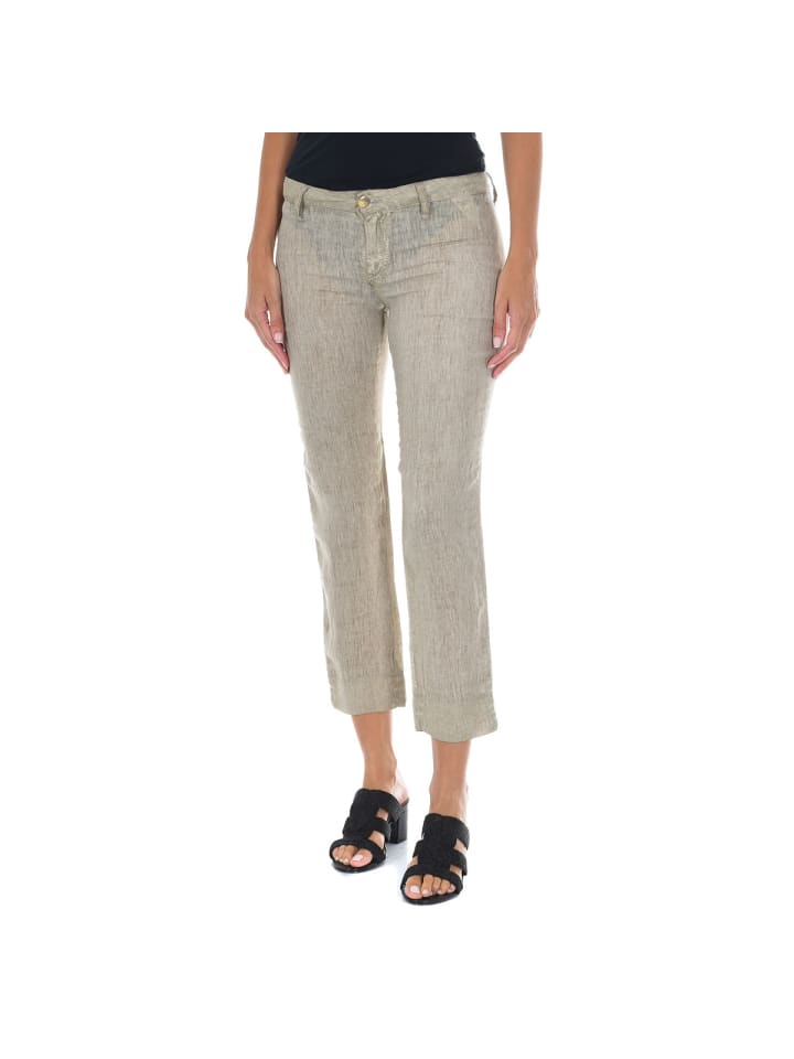 

Брюки Капри Met Jeans, бежевый