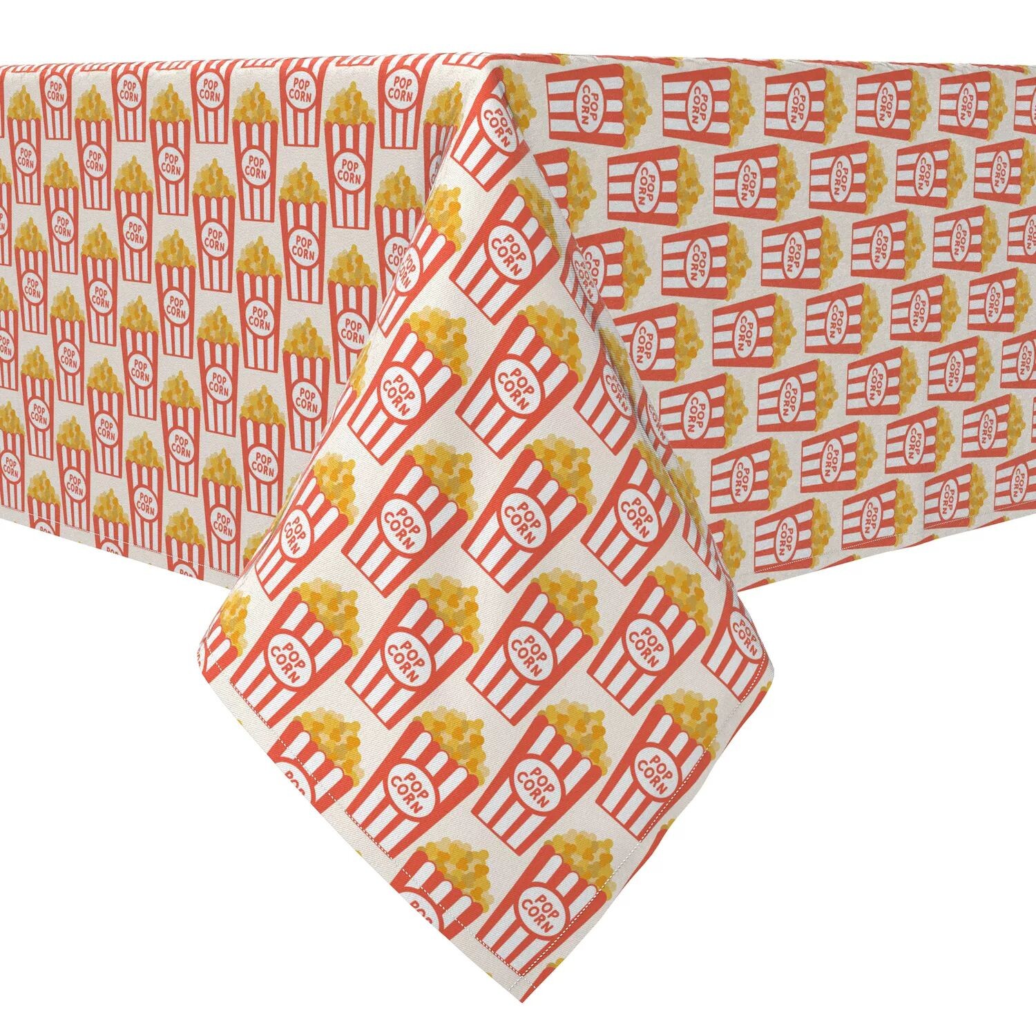 

Прямоугольная скатерть, 100% хлопок, 60x104", Cinema Popcorn
