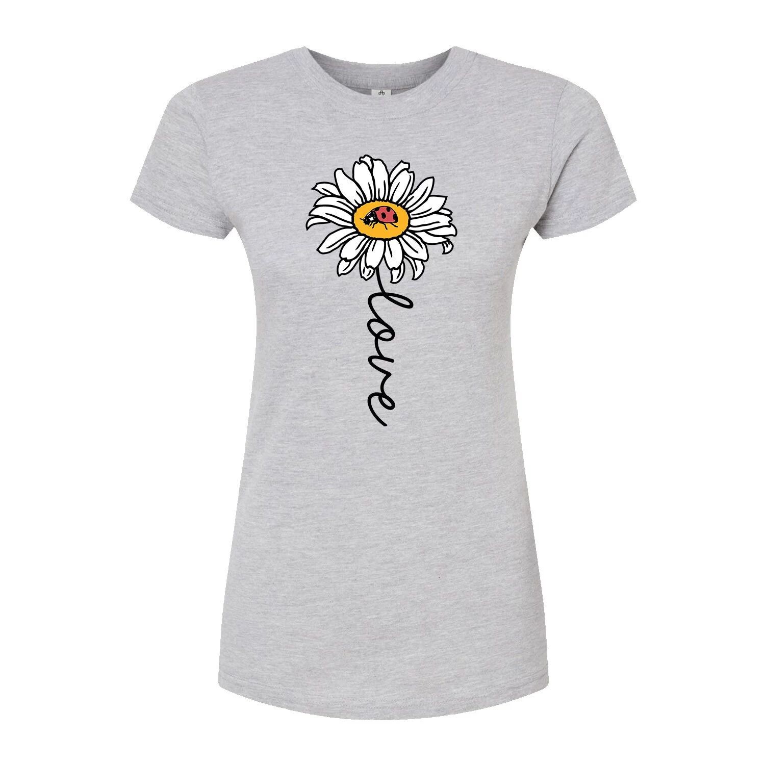 

Облегающая футболка Juniors' Love Daisy Licensed Character, серый